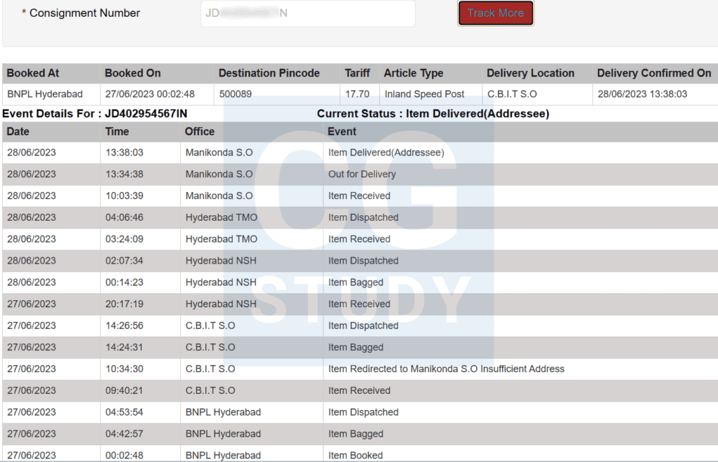 how_to_check_RC_status_india_telangana_hyderabad_speedpost